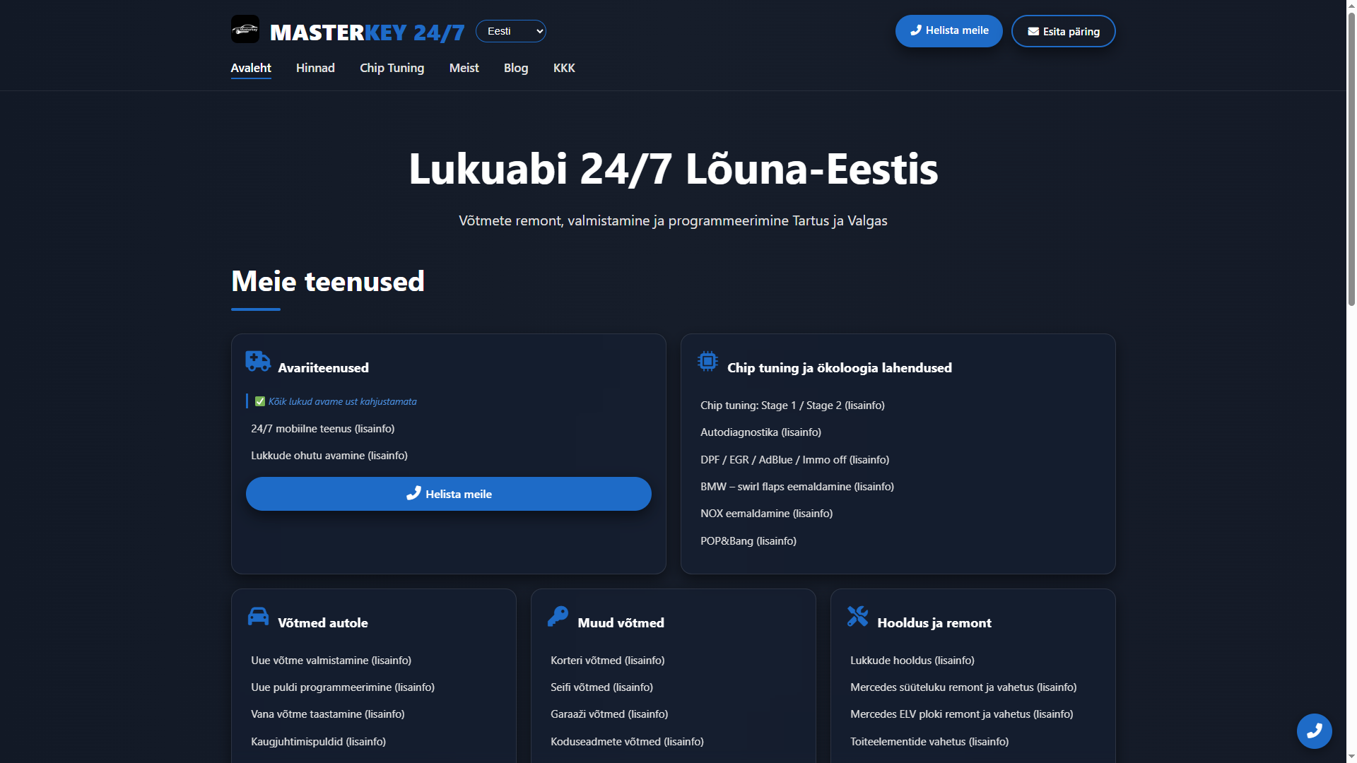 Masterkey.ee – всё об автомобилях!